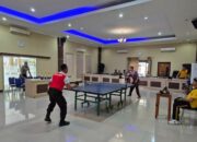 Sportivitas Warnai Final Tenis Meja HUT Bhayangkara di Lombok Barat