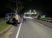 Polsek Kediri Intensifkan Patroli Blue Light di Jalur Rawan BIL Lombok Barat