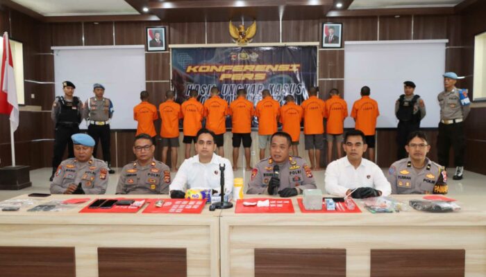 Polres Lombok Barat Ringkus 12 Kasus Narkotika Selama 14 Hari