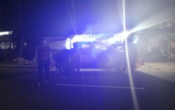 Patroli Blue Light Sat Samapta Cegah 3C di Jalur Bypass BIL I, Lombok Barat