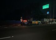 Polsek Kediri Intensifkan Patroli Blue Light di Bypass BIL dan Keling, Cegah 3C dan Balap Liar