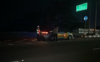 Polsek Kediri Intensifkan Patroli Blue Light di Bypass BIL dan Keling, Cegah 3C dan Balap Liar