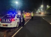 Patroli Malam Polres Lombok Barat Menjaga Ketertiban dan Keamanan di Jalur Utama