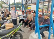 Polantas Menyapa Warga Labuapi, Edukasi Keselamatan Lalu Lintas di Pasar Jereneng