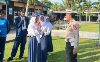 Polisi Tanamkan Kesadaran Tertib Lalu Lintas Sejak Dini di Lombok Barat