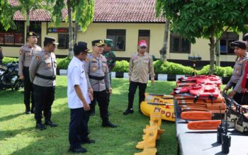 Kapolres Lobar Pimpin Apel Kesiapan Bencana, Tekankan Respons Cepat
