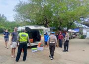 Jaga Kamtibmas, Polsek Sekotong Ingatkan Wisatawan Waspada Cuaca