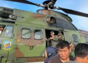 Ibu Bhayangkari Pandu Helikopter Bantuan ke Desa Terisolasi di Tapanuli Tengah